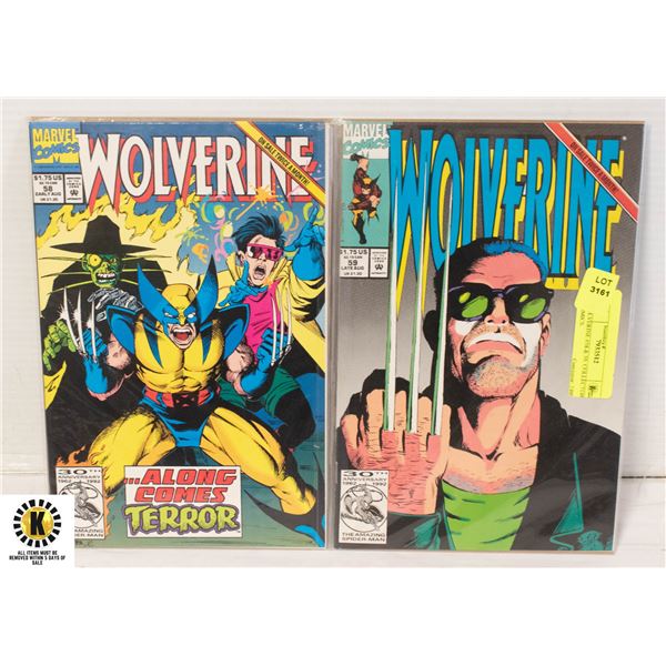 WOLVERINE #58 & 59. COLLECTOR COMICS