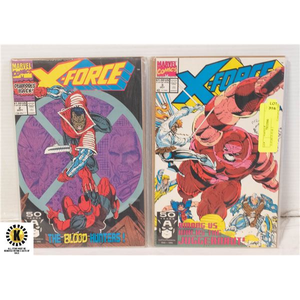 X-FORCE #2 & 3