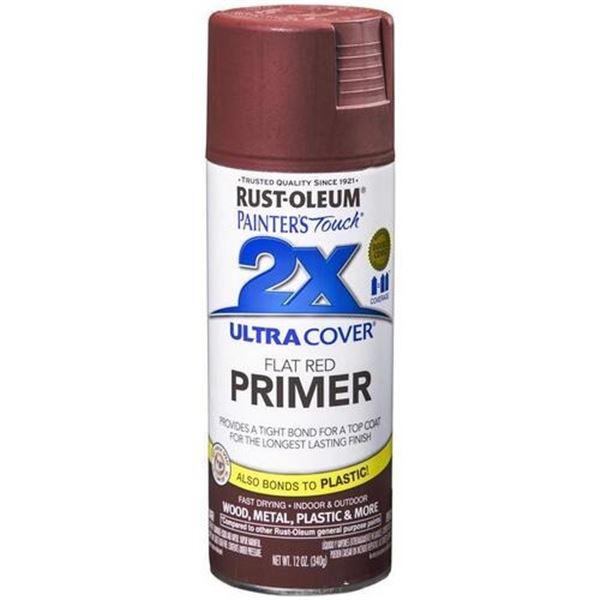 NEW 2 PACK OF RUSTOLEUM FLAT RED PRIMER