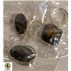 Image 1 : 3 LABRADORITE 925 SILVER PLATED KEY CHAINS