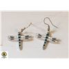 Image 1 : NATIVE DRAGONFLY EARRINGS (SIGNED/