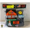 Image 1 : WORK BOOT SHORT SOCKS,SIZE 6-12,6-PACK,FRUIT OF TH