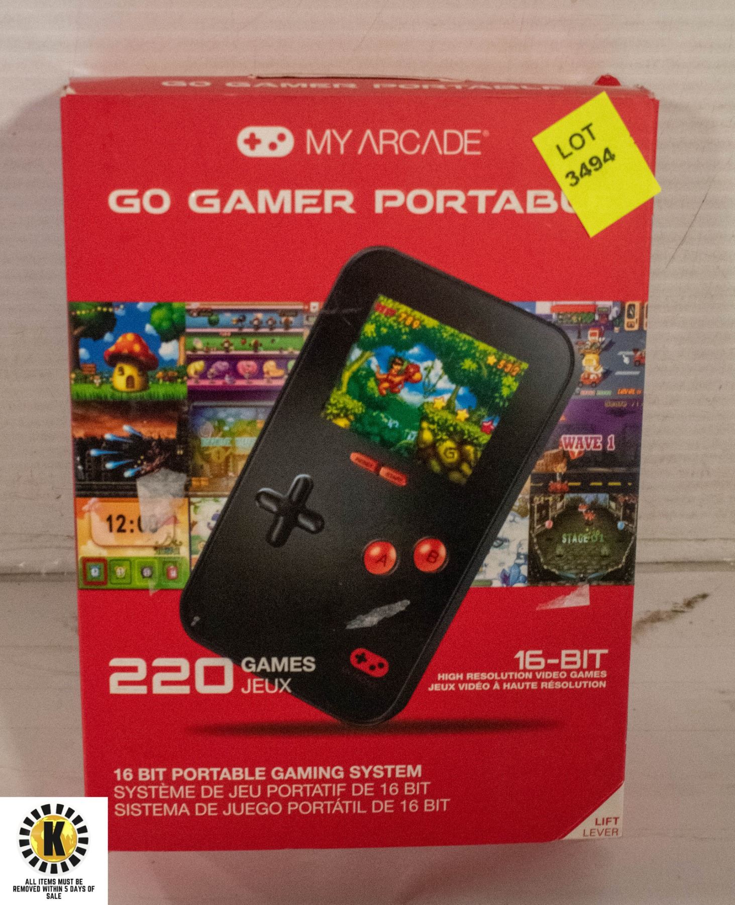Arcadego MY ARCADE GO GAMER 220 GAMES VIDEO GAME