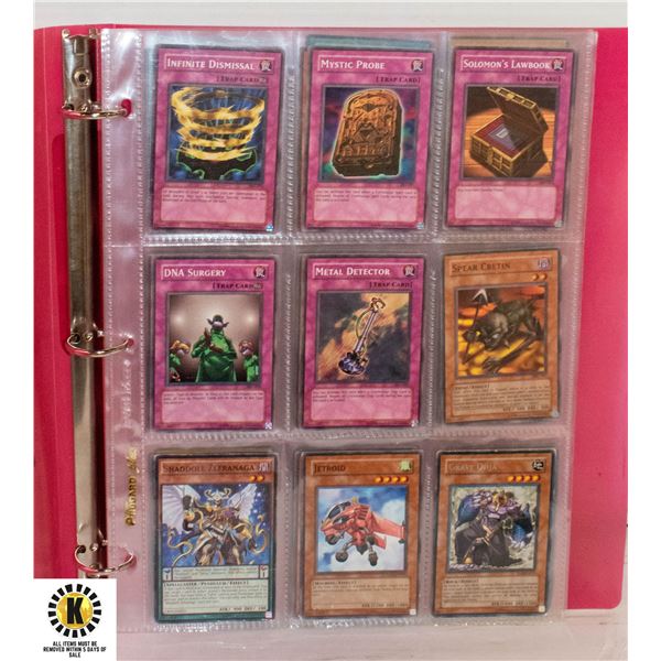 BINDER OF 1996 YUGIOH CARDS