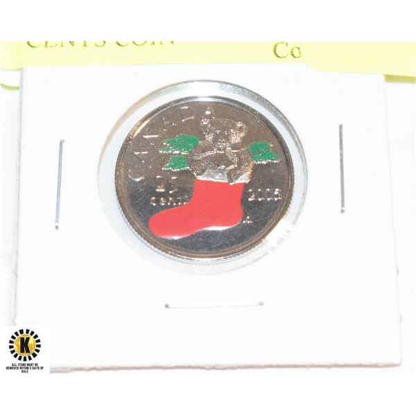 2006 CANADA COMMEMORATIVE 25 CENTS COIN