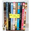 10 PK OF ASSORTED DVDS