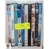 10 PK OF ASSORTED DVDS