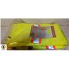 Image 1 : NEW HI-VIZ YELLOW RAIN JACKET AND PANTS SIZE 3XL