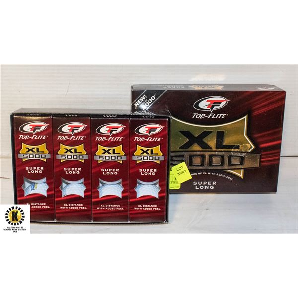 12 TOP FLUTE XL 5000 GOLF BALLS