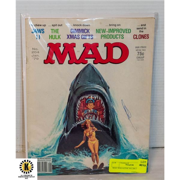 MAD MAGAZINE NO.204 JAN'79