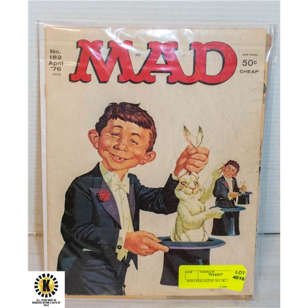 MAD MAGAZINE NO.182 APRIL'76