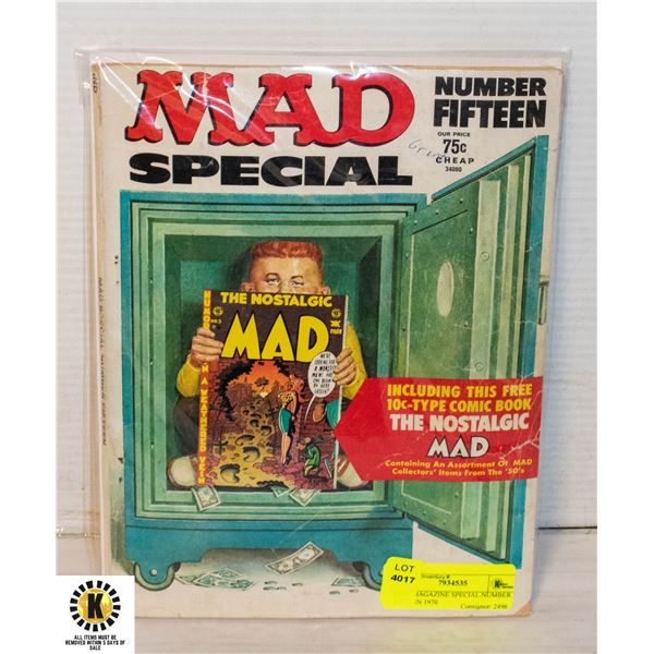 MAD MAGAZINE SPECIAL NUMBER FIFTEEN 1970