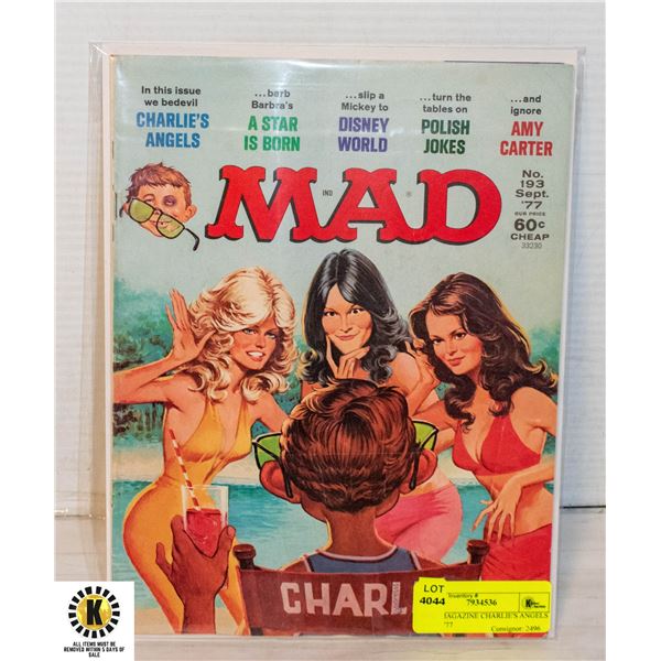 MAD MAGAZINE CHARLIE'S ANGELS NO193 '77