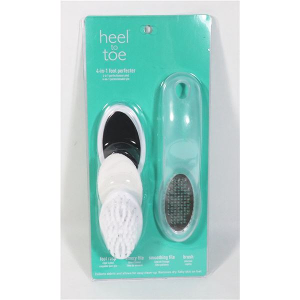 NEW HEEL TO TOE 4 IN 1 FOOT PERFECTER SET new-heel-to-toe-4-in-1-foot-perfecter-set