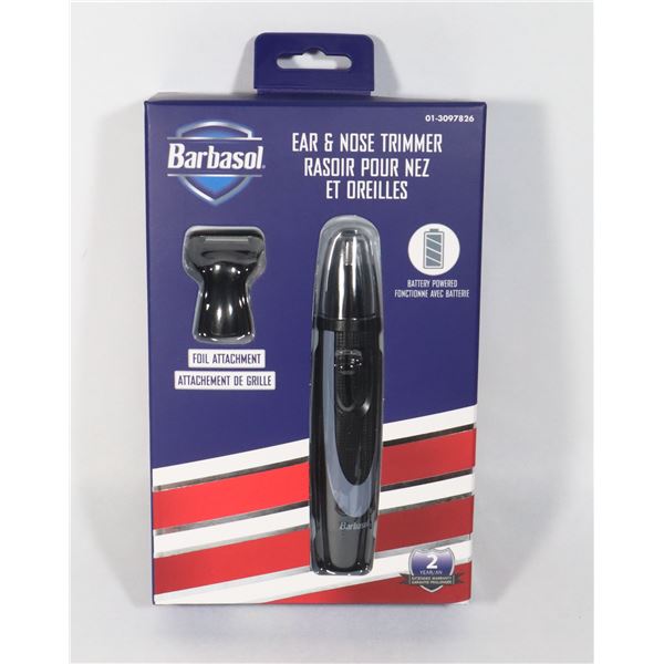 NEW BARBASOL EAR AND NOSE HAIR TRIMMER