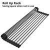 Image 1 : NEW 47CM X 32CM ROLL UP DISH DRY RACK