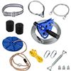 Image 1 : NEW CTSC 250LB 110FT BLUE ZIPLINE KIT