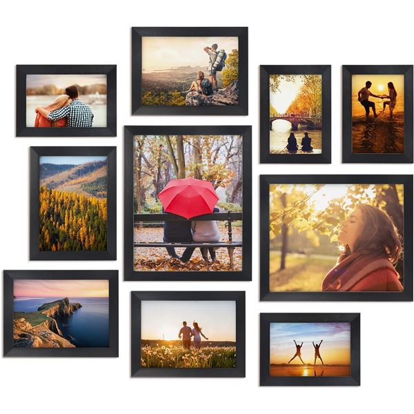 NEW 10PCS PICTURE FRAME SET
