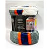Image 1 : NEW OILERS 50" X 60" SPORTS THROW