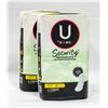 Image 1 : 2 NEW 48 PACKS OF U BY KOTEX MAXI PADS