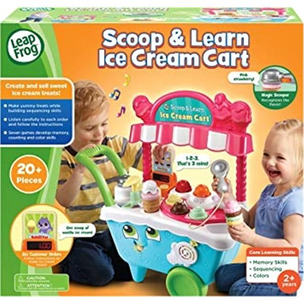 NEW LEAP FROG SCOOP AND LEARN ICE CREAM CART