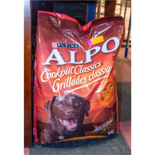 NEW 16KG PURINA ALPO COOKOUT CLASSICS DOG FOOD