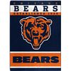Image 1 : NEW CHICAGO BEARS PLUSH THROW BLANKET ( NFL )