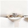 Image 1 : S202-7 10K MOISSANITE RING