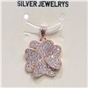 Image 1 : S202-50 SILVER CZ PENDANT