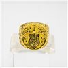 Image 1 : KNIGHTS TEMPLAR GOLD TONE RING