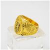 Image 2 : KNIGHTS TEMPLAR GOLD TONE RING