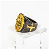 Image 2 : BLACK STAINLESS STEEL KNIGHTS TEMPLAR RING
