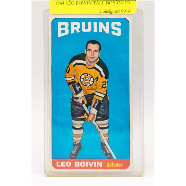 1964 LEO BOIVIN TALL BOY CARD