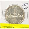 Image 1 : 1959 CANADIAN SILVER DOLLAR