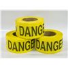 Image 1 : 3 ROLLS OF CLOTH BARRICADE TAPE