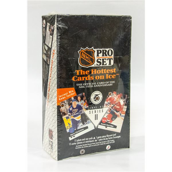 1991 PROSET NHL HOCKEY SEALED BOX CARDS