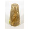 Image 1 : VINTAGE CARVED/ETCHED HORN APPROX 6" TALL