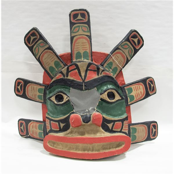 HAIDA WESTCOAST CEREMONIAL MASK APPROX 21" X 24"