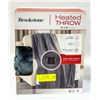 Image 1 : BROOKSTONE HEATED THROW 50 IN X 60 IN