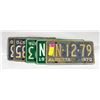 Image 1 : FLAT OF 70, 71 LICENSE PLATES