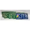 Image 1 : FLAT OF 70, 71 LICENSE PLATES