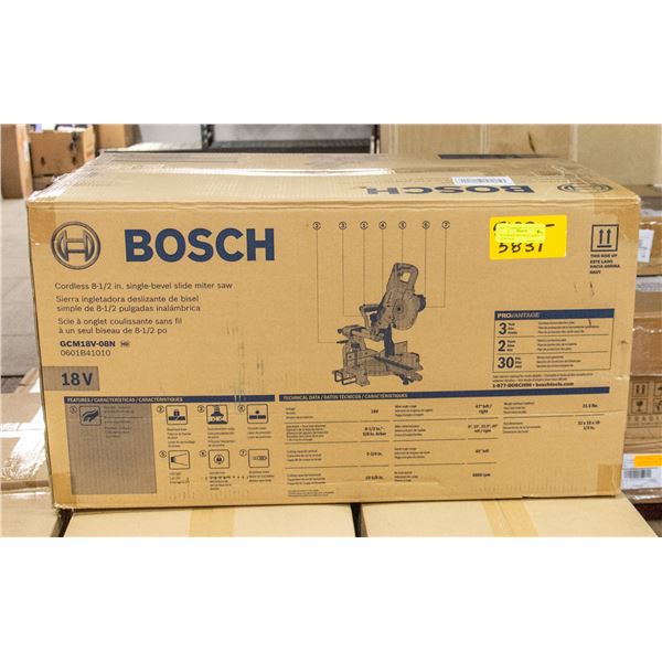 NEW BOSCH 18V CORDLESS 8.5  MITRE SAW