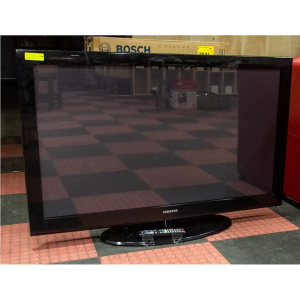 SAMSUNG 50"-PLASMA FLAT SCREEN TV SAMSUNG 50"-PLASMA FLAT SCREEN TV