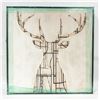 Image 1 : SHOW HOME DEER WALL ART APPROX 30" X 30"