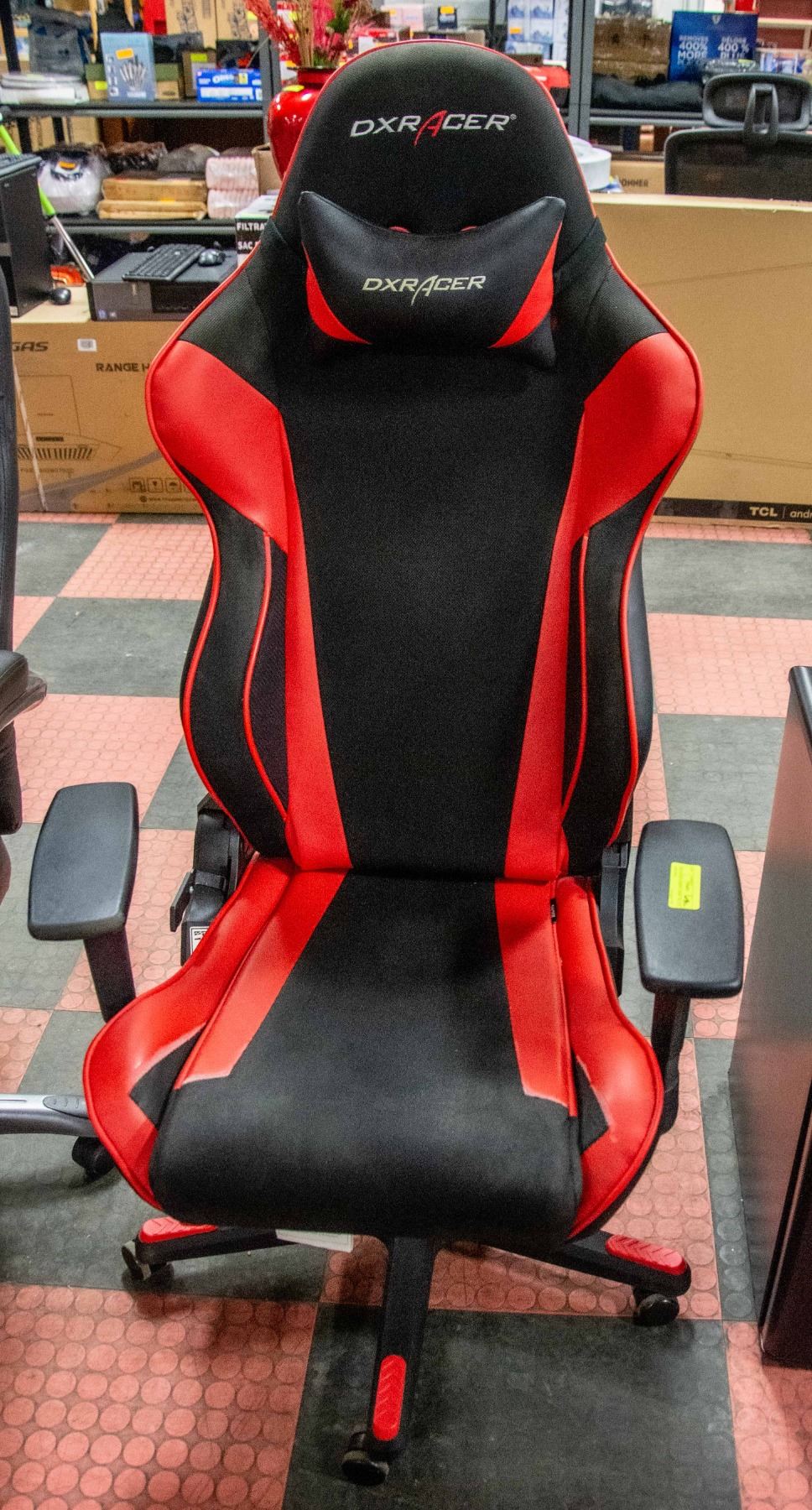 Dx Racer Red DX RACER GAMING CHAIR - BLACK AND RED,