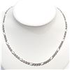 Image 1 : S202-49 SILVER 18" 15G RHODIUM PLATED NECKLACE