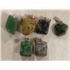 Image 1 : 6 GENUINE GEMSTONE PENDANTS: AVENTURTINE,