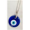 Image 1 : NEW "EVIL EYE" HANDMADE GLASS PENDANT ON CHAIN
