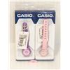 Image 1 : NEW 2 PACK CASIO LADIES / GIRLS WATCHES