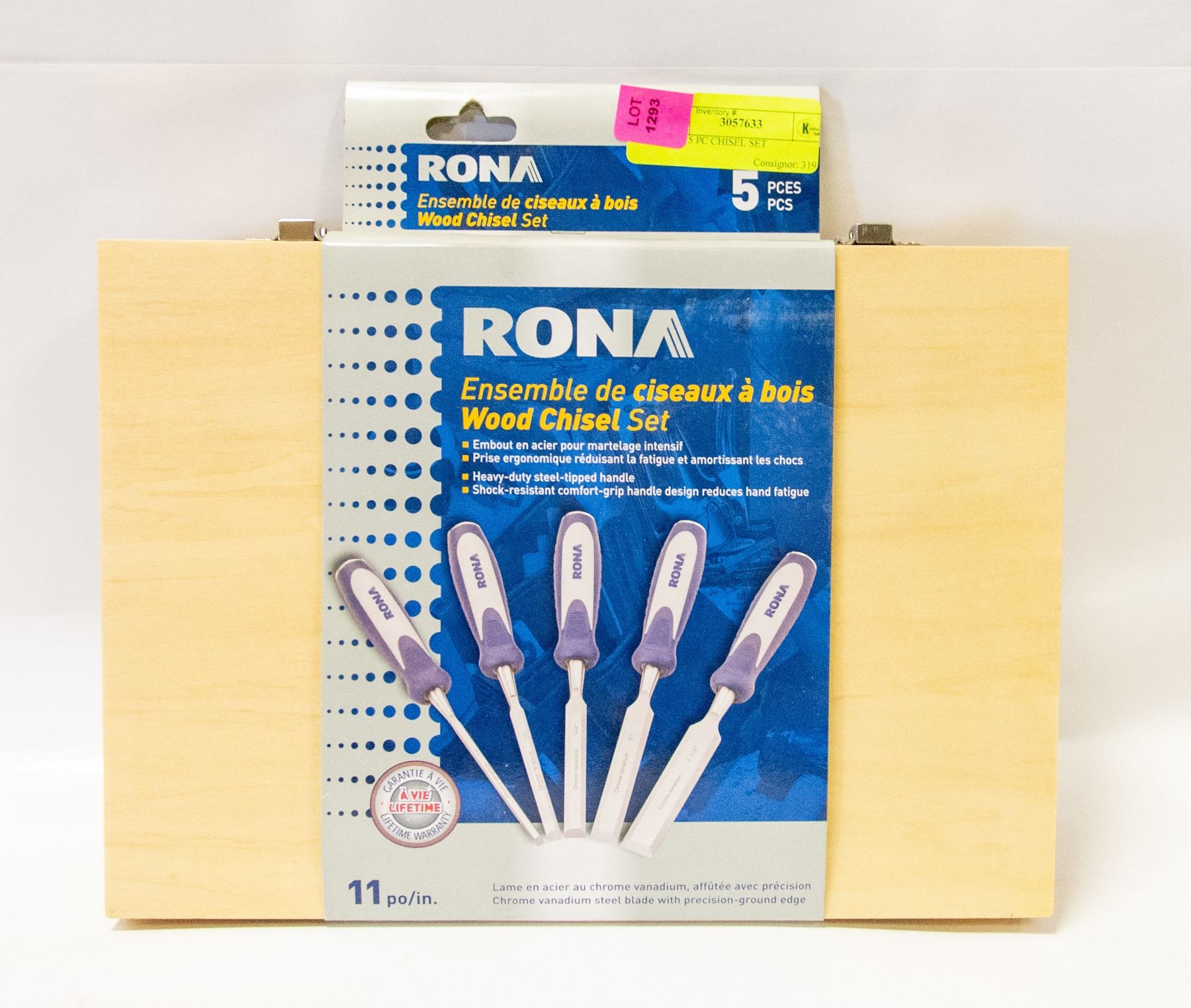 RONA 5 PC CHISEL SET